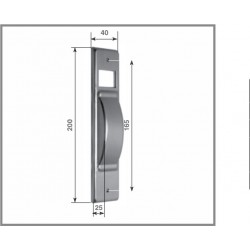 Placca per avvolgitore S-5m